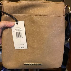 Brand new mocha colored cross body